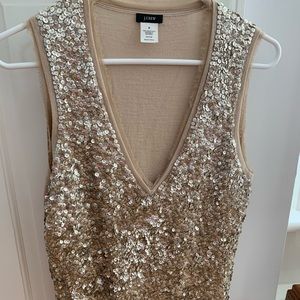Sequin vest top